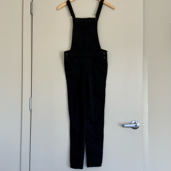 PacSun Leland Black Overalls Size 24 - Picture 4 of 4